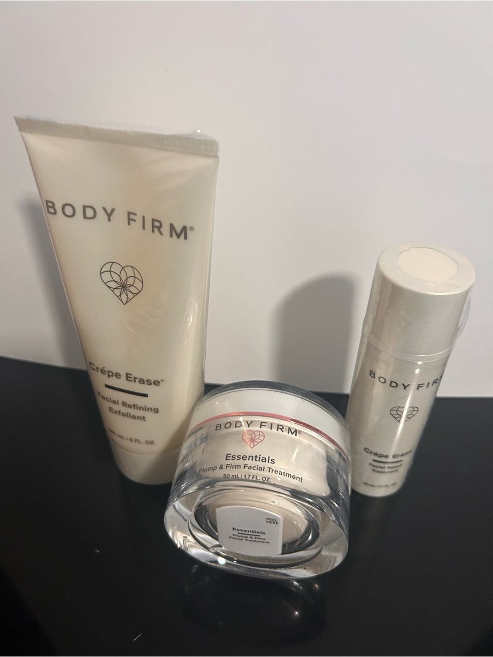 Crepe Erase Body Firm Essentials Set – Facial Treatment & Exfoliant
